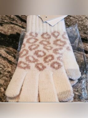 New Leopard Print Smart Touch Gloves